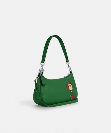 COACH X PEANUTS】テリ ショルダー バッグ・ペパーミント パティ 