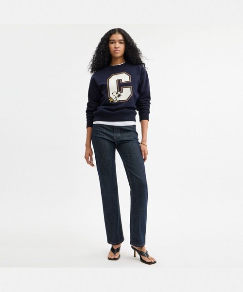 COACH X PEANUTS】スヌーピー クラシック クルーネック
