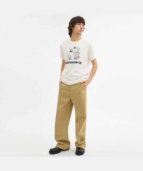 COACH X PEANUTS】スヌーピー シグネチャー スクエア Tシャツ