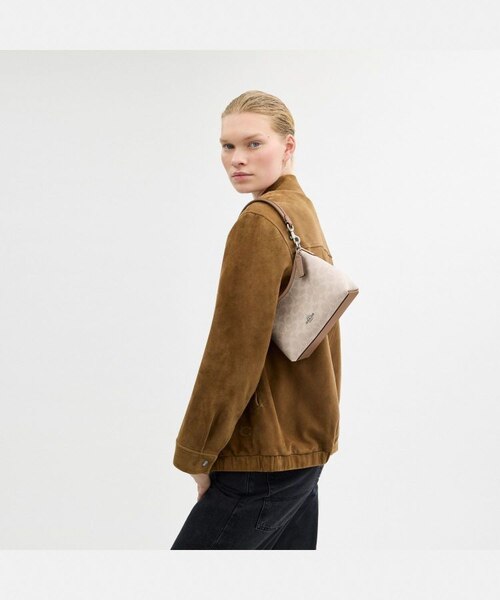 公式】ローレル スモール ショルダー バッグ・シグネチャー キャンバス