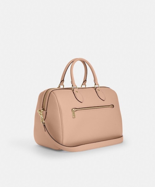 公式】ローアン ラージ サッチェル バッグ・シェル チャーム｜コーチ