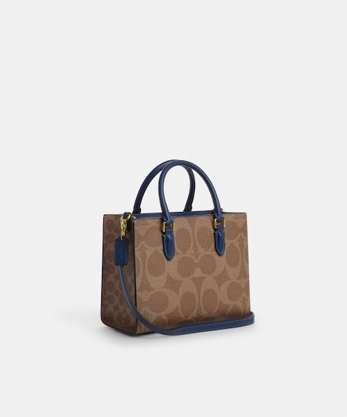 ✨新品未使用✨ COACH コーチ マギー　スモール　2way トートバッグ 公式】マギー スモール トート バッグ・シグネチャー キャンバス