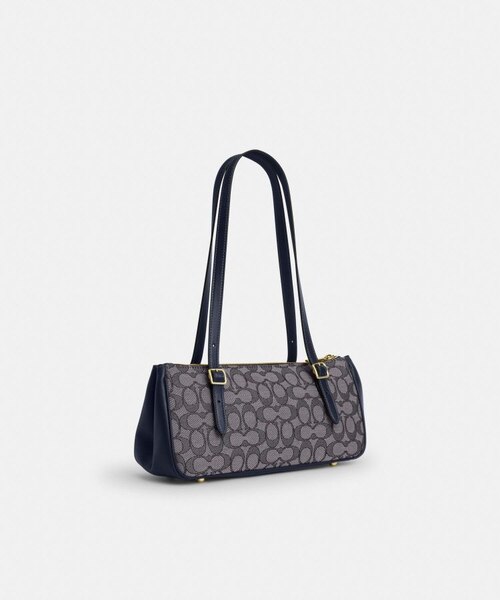 【極美品】 COACH アリア ショルダー バッグ・シグネチャー ジャカード 極美品】 COACH アリア ショルダー バッグ・シグネチャー ジャ
