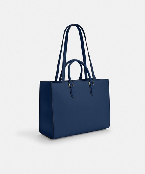【訳あり極美品】コーチ F24592 シグネチャー シティー トートバッグ 紺 COACH（コーチ） 《クーポン配布》COACH トートバッグ ミニ シティ