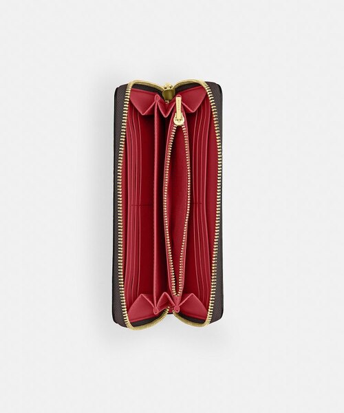 公式】ロング ジップ アラウンド ウォレット・シグネチャー キャンバス