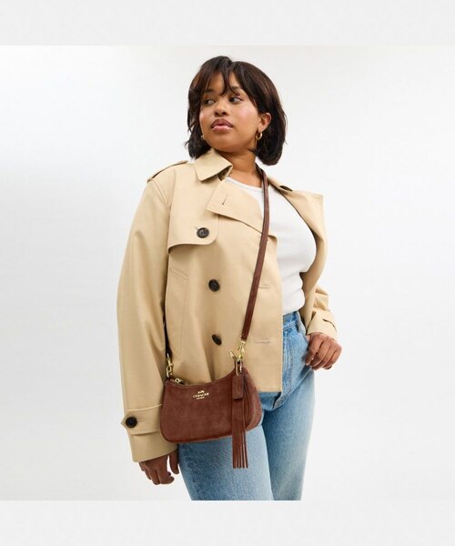即購入不可【専用】COACH ウエスト ボディバッグ ブラウン保存袋付き COACH ボディバッグ ウエストポーチ ブラウンレザー - メルカリ