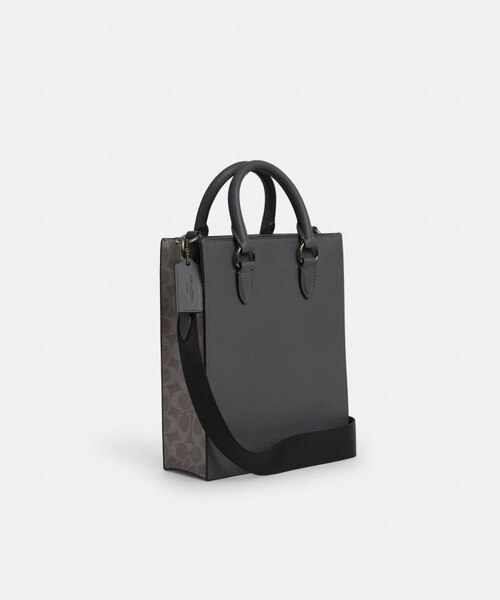 COACH グレー ディラントートバッグ 公式】ディラン トート バッグ・シグネチャー キャンバス