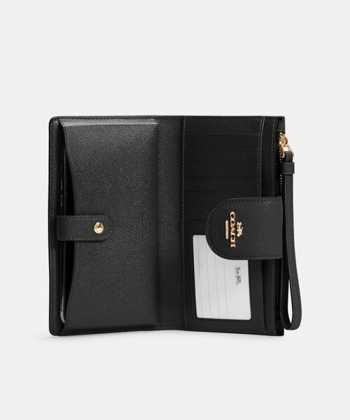 COACH フォーンウォレット新品黒 オンライン限定【公式】フォーン ウォレット｜コーチ