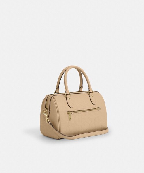 公式】ローアン サッチェル バッグ・シグネチャー レザー