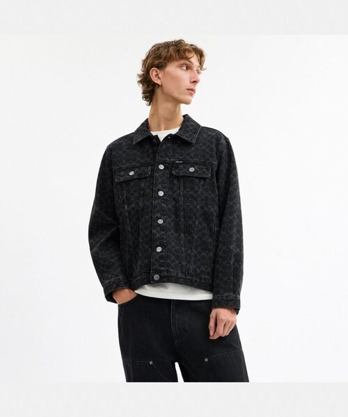 公式】シグネチャー デニム ジャケット｜コーチ アウトレットの