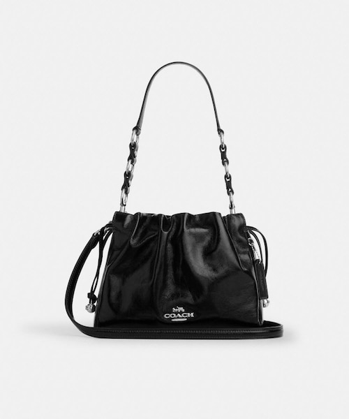 美品　COACH フェイ ドローストリング バッグ COACH☆フェイ ドローストリング バッグ (Coach/ショルダーバッグ