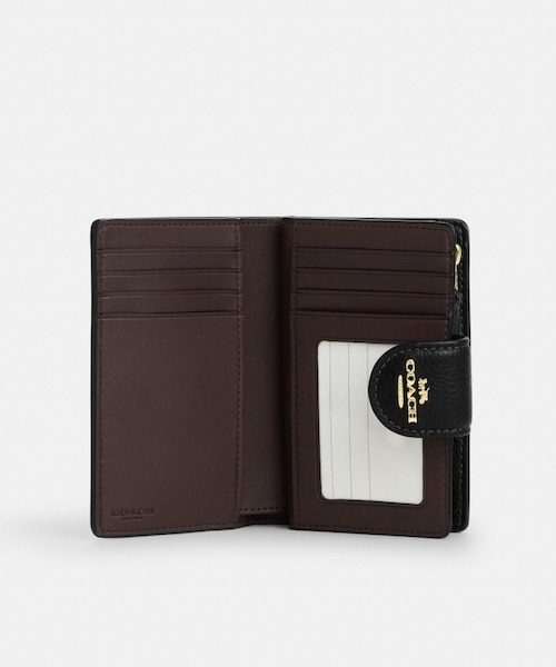 公式】ミディアム コーナー ジップ ウォレット・フローラル