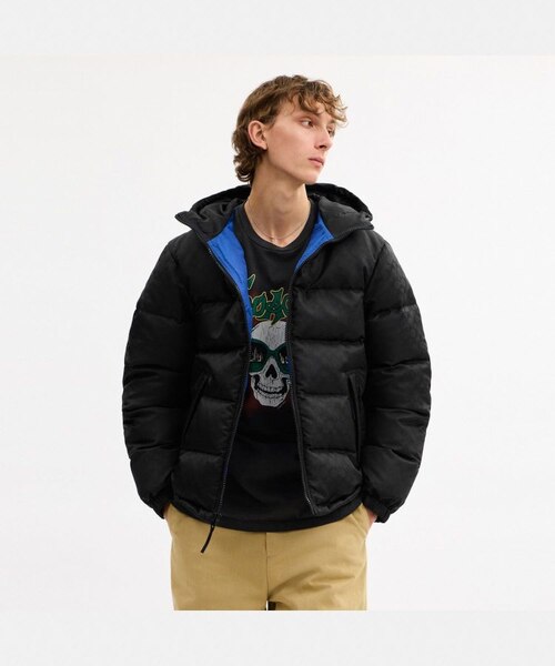 coach シグネチャーダウン COACH（コーチ） シグネチャー ダウンジャケット ポリエステル