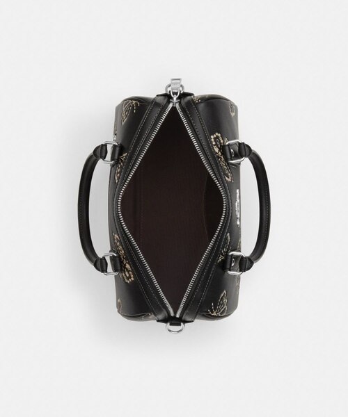 公式】ローアン サッチェル バッグ・バタフライ プリント｜コーチ