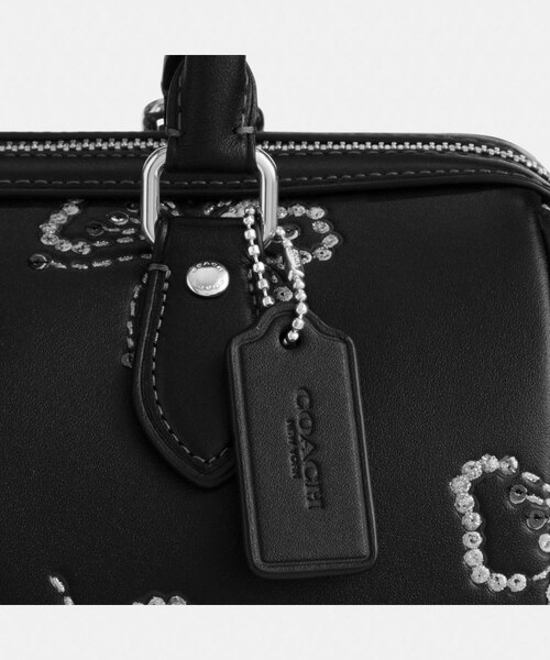 公式】ローアン サッチェル バッグ・バタフライ プリント｜コーチ