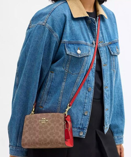 COACH シグネチャー ボディバッグ 公式】ジア クロスボディ バッグ・シグネチャー キャンバス｜コーチ