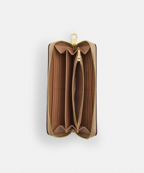 公式】ロング ジップ アラウンド ウォレット・シグネチャー キャンバス