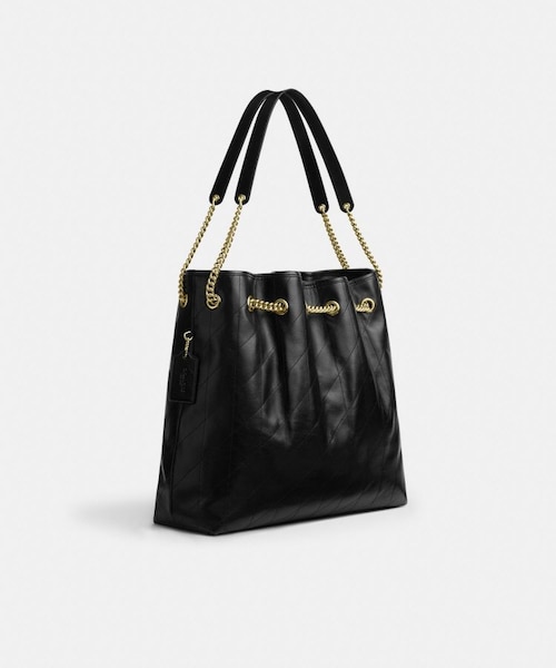 公式】エヴリン ラージ ショルダー バッグ・キルティング｜コーチ