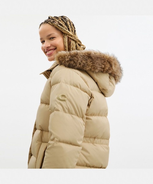 公式】ミッド パッファー コート・シアリング｜コーチ アウトレットの