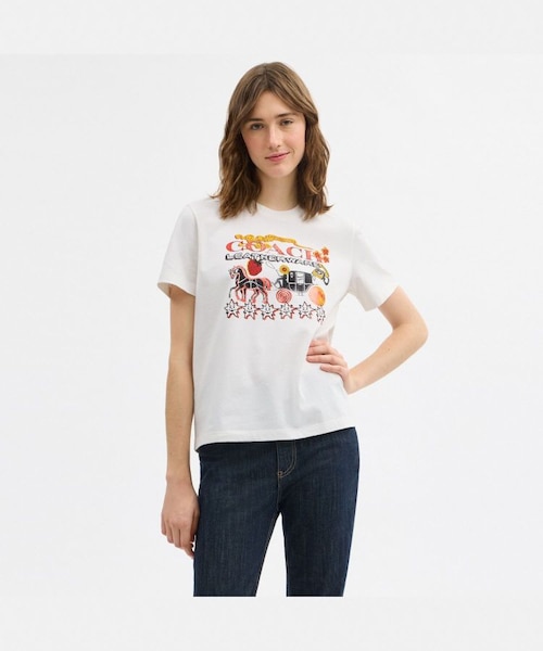 公式】ニュー イヤー ホース アンド キャリッジ クラシック Tシャツ 