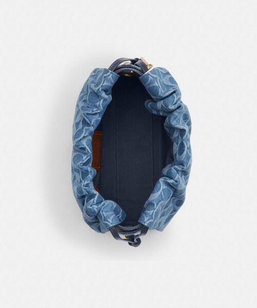 公式】フェイ ドローストリング バッグ・シグネチャー デニム｜コーチ