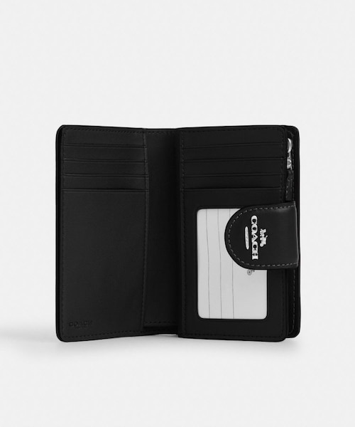 公式】ミディアム コーナー ジップ ウォレット・シグネチャー デニム