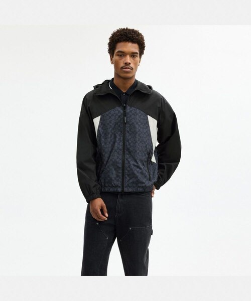 公式】シグネチャー ウインドブレーカー｜コーチ アウトレットの