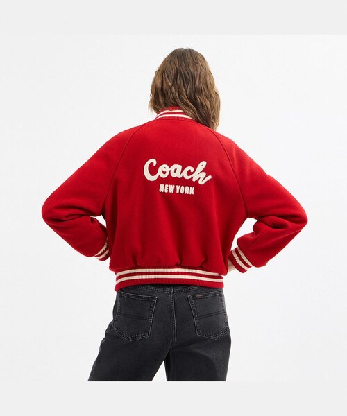 公式】ウール ヴァーシティ ジャケット｜コーチ アウトレットの