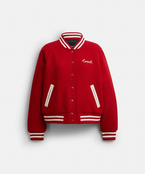 公式】ウール ヴァーシティ ジャケット｜コーチ アウトレットの
