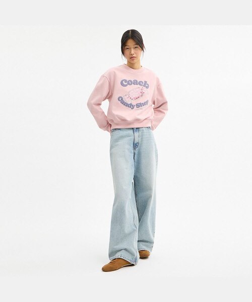 公式】キャンディ ショップ クルーネック スウェットシャツ｜コーチ