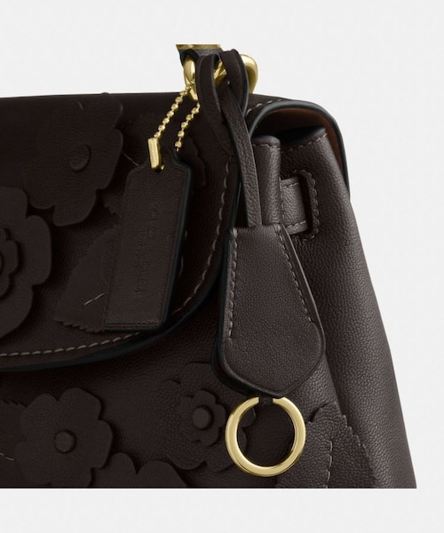 【COACH/コーチ】エモリー トップ ハンドル バッグ・フローラル アップリケ 公式】エモリー トップ ハンドル バッグ・フローラル アップリケ