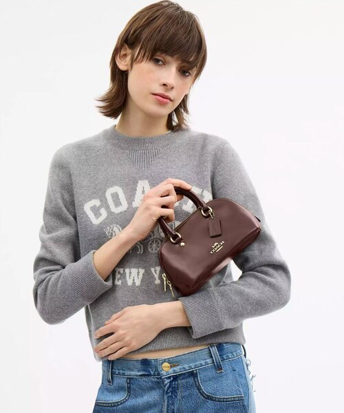 【新品未使用】COACH ララ ミニ サッチェル バッグ ブラウン 公式】ララ ミニ サッチェル バッグ｜コーチ アウトレットの