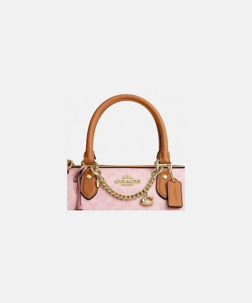公式】ローアン サッチェル バッグ・シグネチャー キャンバス