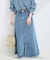 DU JOUR/デュ ジュール RODEO JEAN SKIRT