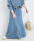 DU JOUR/デュ ジュール RODEO JEAN SKIRT
