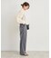 ウールブロードタックパンツ