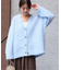 モヘヤミックスVカーディガン