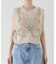 《追加》テープエンブロイダリーニットべスト