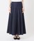 フラワー刺繍タックフレアスカート