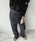ワッフルサスペンダー付きパンツ