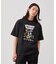 【MLB×LOONEY】別注 クラック加工 プリントTシャツ