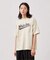 【MLB×LOONEY】別注 クラック加工 プリントTシャツ
