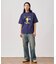 【MLB×LOONEY】別注 クラック加工 プリントTシャツ