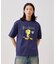 【MLB×LOONEY】別注 クラック加工 プリントTシャツ