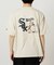 【MLB×LOONEY】別注 クラック加工 プリントTシャツ