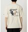 【MLB×LOONEY】別注 クラック加工 プリントTシャツ
