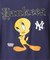 【MLB×LOONEY】別注 クラック加工 プリントTシャツ