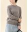 cotton silk crew プルオーバー