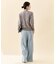 cotton silk crew プルオーバー