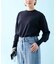 cotton silk crew プルオーバー